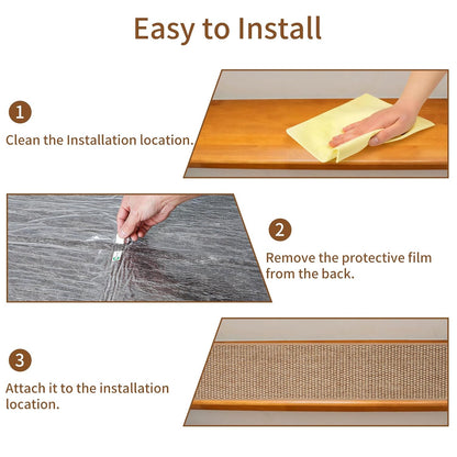 Carpet Stairs Runner for Wood Stairs, 30"x 30",Reusable Washable Self-Stick Stair Treads, for Indoor Steps, Non Slip for Kids Elders and Pets Stair Mats Residue Free, Beige 1-Pack