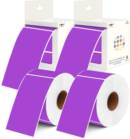 PARLAIM 3 x 5 inch Rectangle Sticker Labels, 250PCS Adhesive Color Coding Stickers for Moving Box Inventory Label, Fluorescent Green