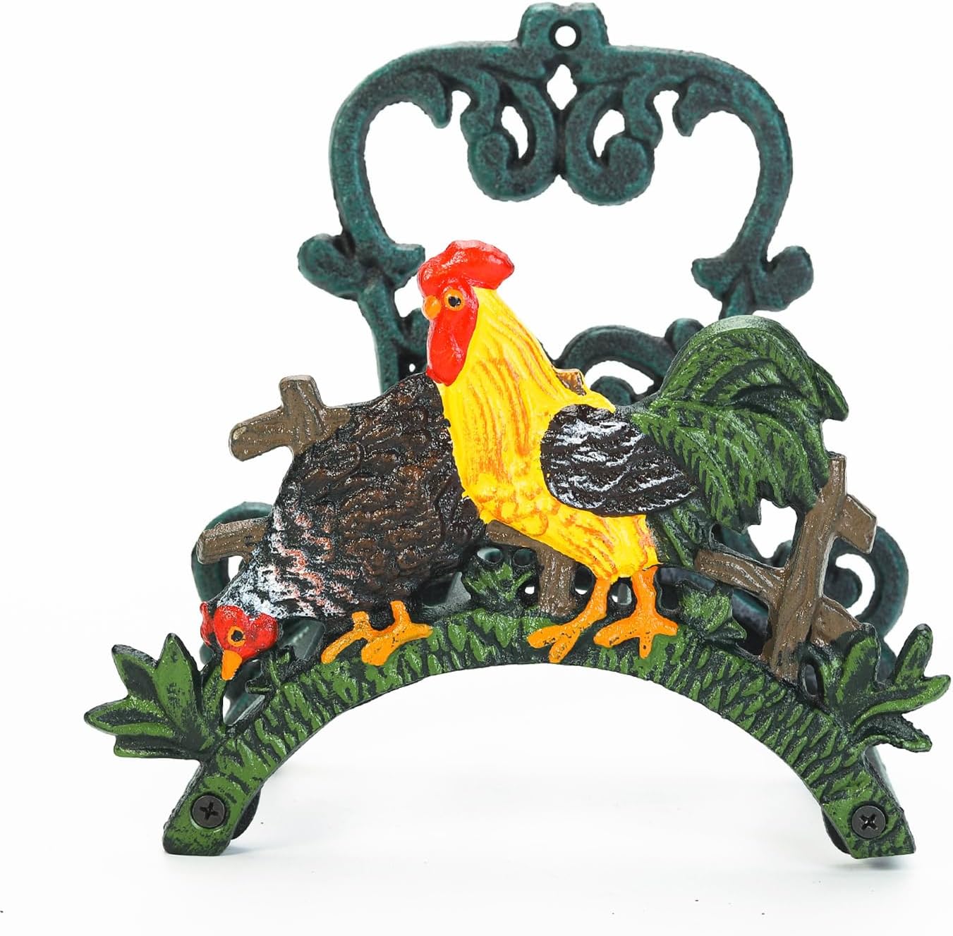 Sungmor Heavy Duty Cast Iron Hose Holder,Garden & Yard Decorative Birds Wall Mounted Hose Butler,Water Pipe Holds,Rack,Hanger,Antique Wall Decorations