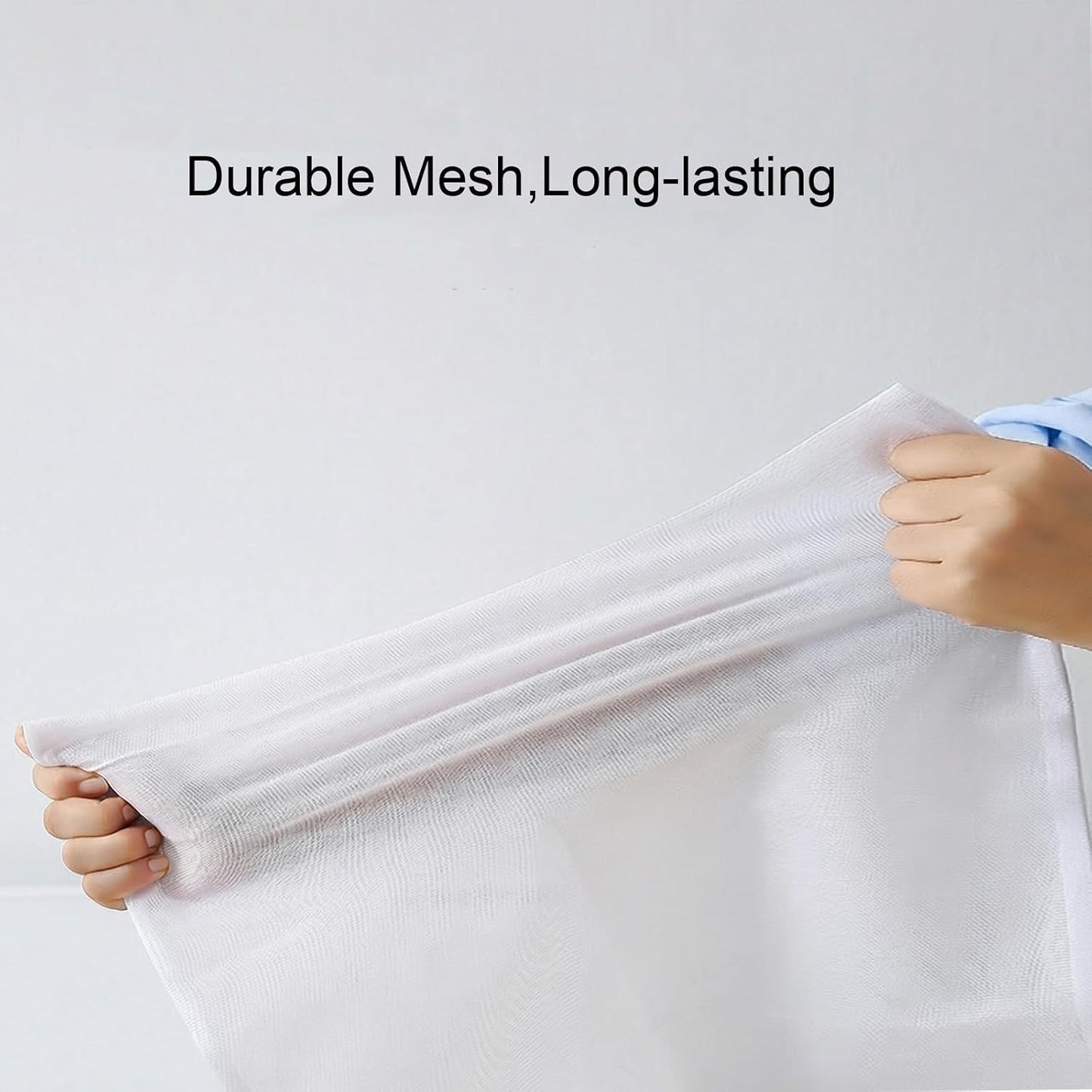 4 Pcs Mesh Laundry Bags for Delicates (2 Large +2 Medium) | Durable, Safe Wash Bags for Washing Machine & Dryer, Reliable zipper, Versatile for Multiple Uses