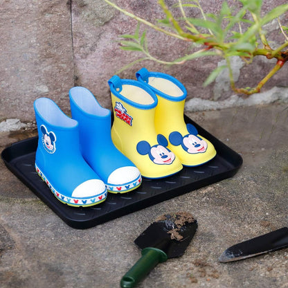Rubber Boot Tray for Entryway,Boot Mat,Shoe Tray,Shoe Mat for Indoor and Outdoor Use (Soft Silicone Rubber, 29.5X14.9 inch)