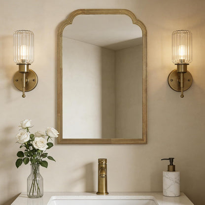 WallBeyond Full Length Mirror Wall Mounted 65"x22", Rustic Wooden Frame Floor Mirror, Large Full Body Mirror for Bedroom, Leaning or Hanging Against Wall, Natural