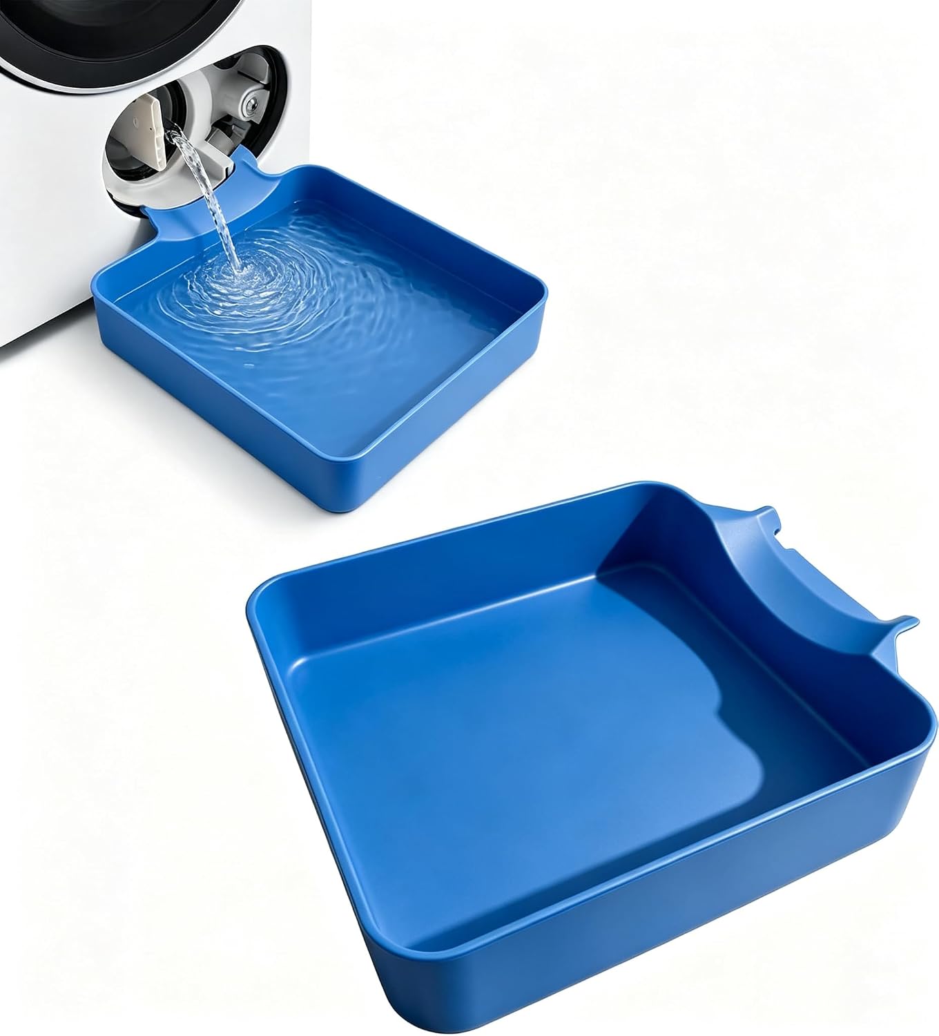 Universal Front-Load Washing Machine Drain Pan, Washer Drain Pan, Washing Machine Drainage Tray, Easy Installation for Apartments, Garages, and Rentals (drip Tray)