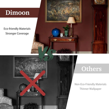 Dimoon 17.7''x118'' Peel and Stick Wallpaper White Contact Paper for New Environmentally Friendly Materials Thickening Upgrade Embossed Renter Friendly Wall Paper Modern Vinyl Wrap Countertop Bedroom