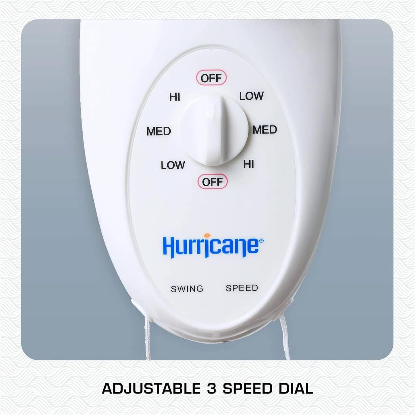 Hurricane Classic 6 Inch Clip Fan, 2 Speed Portable Desk Table Fan with Tilt, White