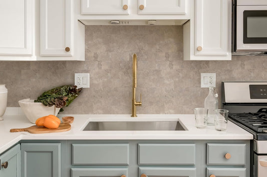 2026 New Upgrade Peel and Stick Backsplash Tile, Peel and Stick 11.34" X 11.57" Wall Tile for Kitchen, Bathroom, Fireplace, Laundry (Beige Ecru, 10 Packs)