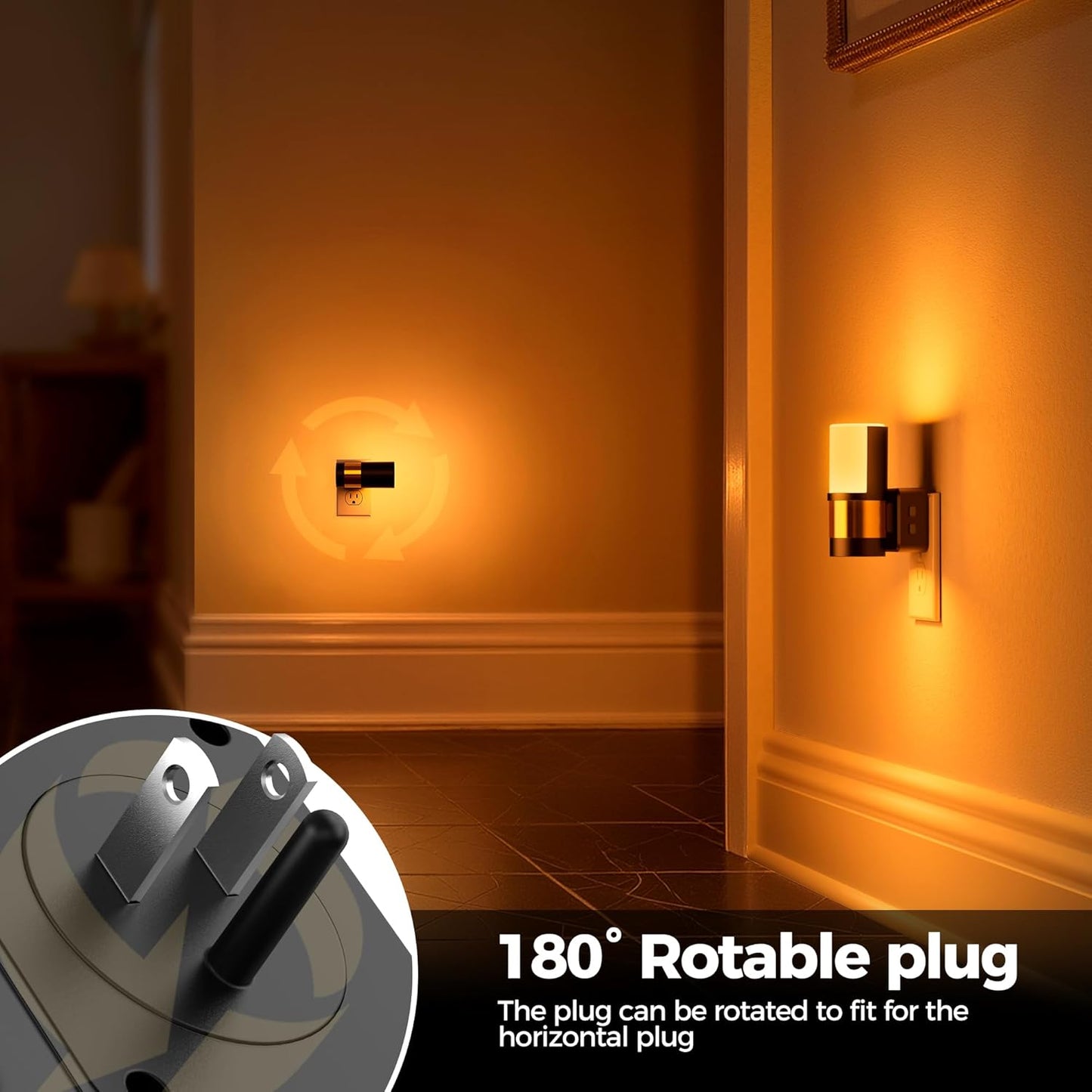 Briignite Motion Sensor Night Light,2 Pack Motion Activated Plug in Night Lights, 0-100LM Dimmable Soft White 3000K, Motion Sensor Light Indoor for Bathroom Hallway Bedroom Stairway Kid Elderly Pet