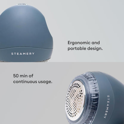 Steamery Fabric Shaver Pilo 1, Lint Remover for Pills and Bobbles, 5W, Portable, Rechargeable, Ergonomic, Scandinavian Design, Grey