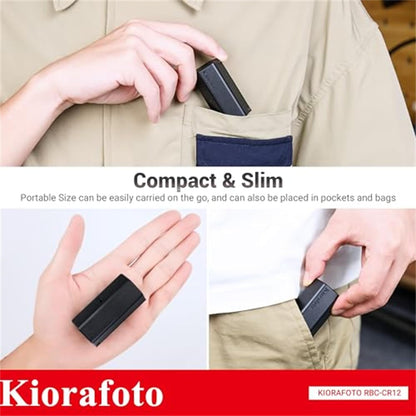 Hard Shell Battery Organizer Holder with Small Battery Tester, IP68 Waterproof Multi 82 Slots Batteries Vault Case for 40 AA & 12 AAA & 12 CR2032 CR2025 & 18 LR44 Button Cell/2 D Size Batteries Case