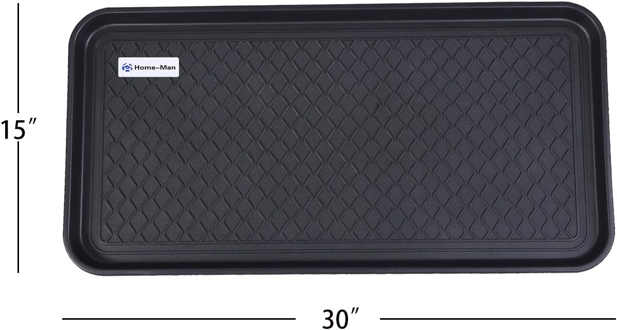 Multi-Purpose Boot Tray Mat,Shoe Tray Mat,Pet Bowl Tray,Waterproof Trays for Indoor and Outdoor Floor Protection,24" x 15"/Medium …
