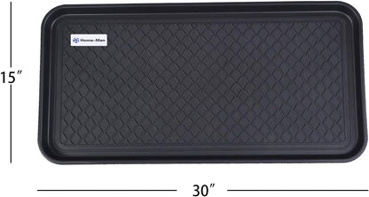 Multi-Purpose Boot Tray Mat,Shoe Tray Mat,Pet Bowl Tray,Waterproof Trays for Indoor and Outdoor Floor Protection,24" x 15"/Medium …