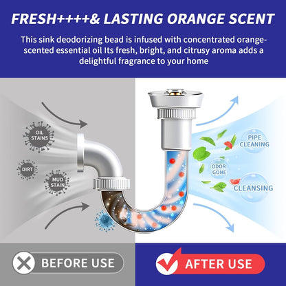 50 Count Garbage Disposal Cleaner and Deodorizer – Sink Odor Eliminator, New Powerful XL Sink Drain Freshener Pods | Dissolves Grease, Eliminates Odors, Lemon Zest Scent