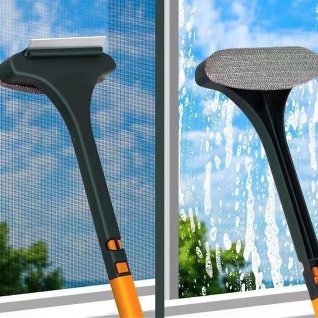 5/8Pcs Window Screen Scrubber Double Sided Brush Effortlessly Cleaning Tool