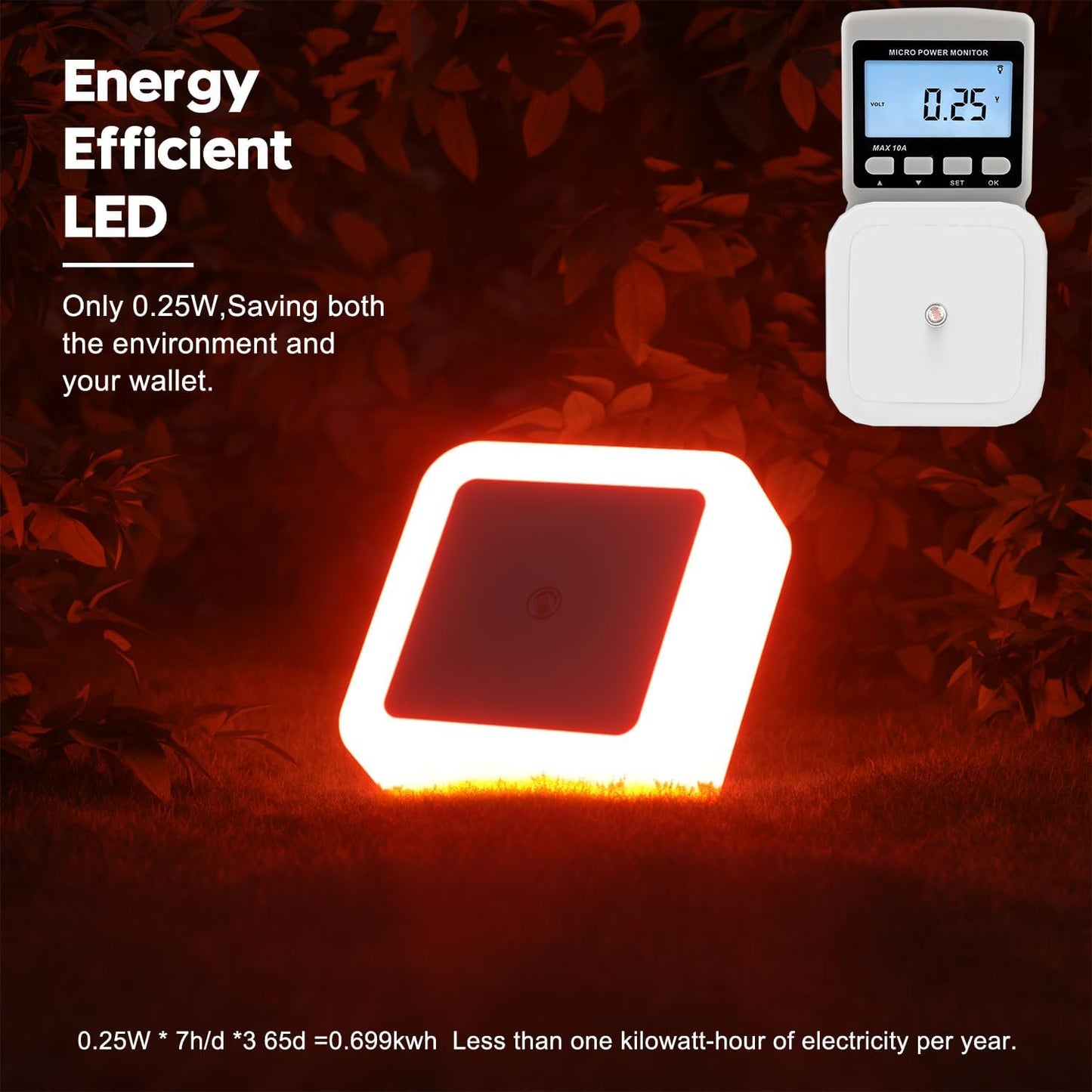 Sujeet Night Light, Night Lights Plug into Wall 8-Pack, Nightlight Plug in Night Light, Dusk to Dawn Night Lamp Led (Warm White)