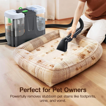 Electric Spin Scrubber, Cordless Cleaning Brush Scrubber with 7 Replaceable Brush Heads and Adjustable Extension Handle, IPX7 Waterproof Power Cleaning Brush for Bathroom Tub Floor Tile Shower