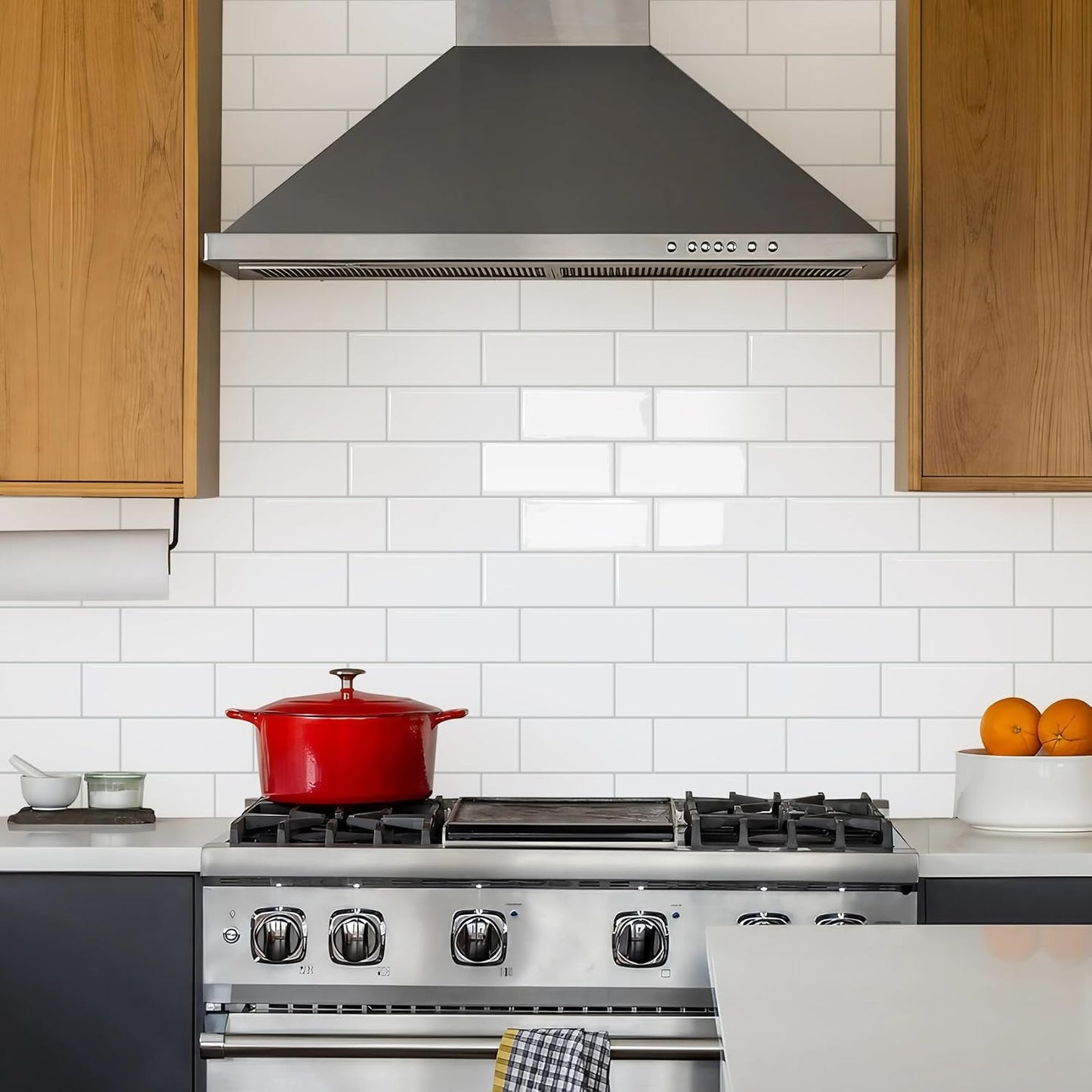 STICKGOO 10 Sheets Subway Tile Peel and Stick Backsplash, Extra Thick 3D Wall Tiles with Commercial-Grade Adhesive for Kitchen, Bathroom, Laundry Room,11.56"x8.38"(White)