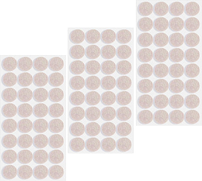 96 Pcs Felt Furniture Pads 3/4" Non Slip Chair Leg Pads Self Adhesive Chair Felt Pads Noise Canceller Anti Slip Furniture Stoppers for Hardwood Floors