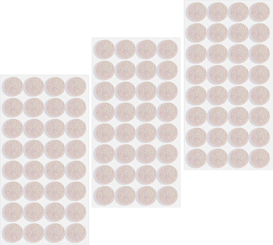 96 Pcs Felt Furniture Pads 3/4" Non Slip Chair Leg Pads Self Adhesive Chair Felt Pads Noise Canceller Anti Slip Furniture Stoppers for Hardwood Floors