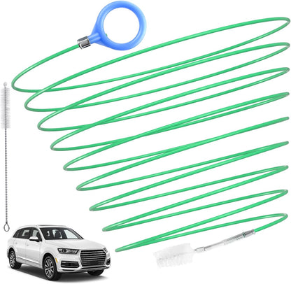 Auto Sunroof Drain Cleaning Tool, 120 Inch Flexible Tube Cleaning Brush, Drain Brush Extra Long Pipe Cleaners for Cars, Car Accessories, Car Sunroof Drain Hole Cleaner for Drains, Sewers, Windshields