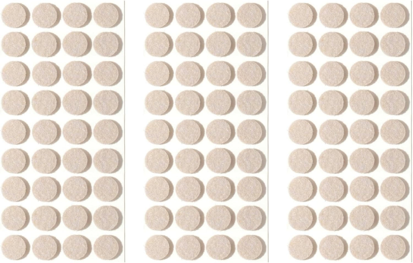 Furnigear Felt Furniture Pads for Hardwood Floors - Self Adhesive Chair Felt Pads, Floor Protector for Furniture Feet, Furniture Sliders Moving Your Furniture Smoothly - Anti Scratch 96 Pcs 3/4" Round