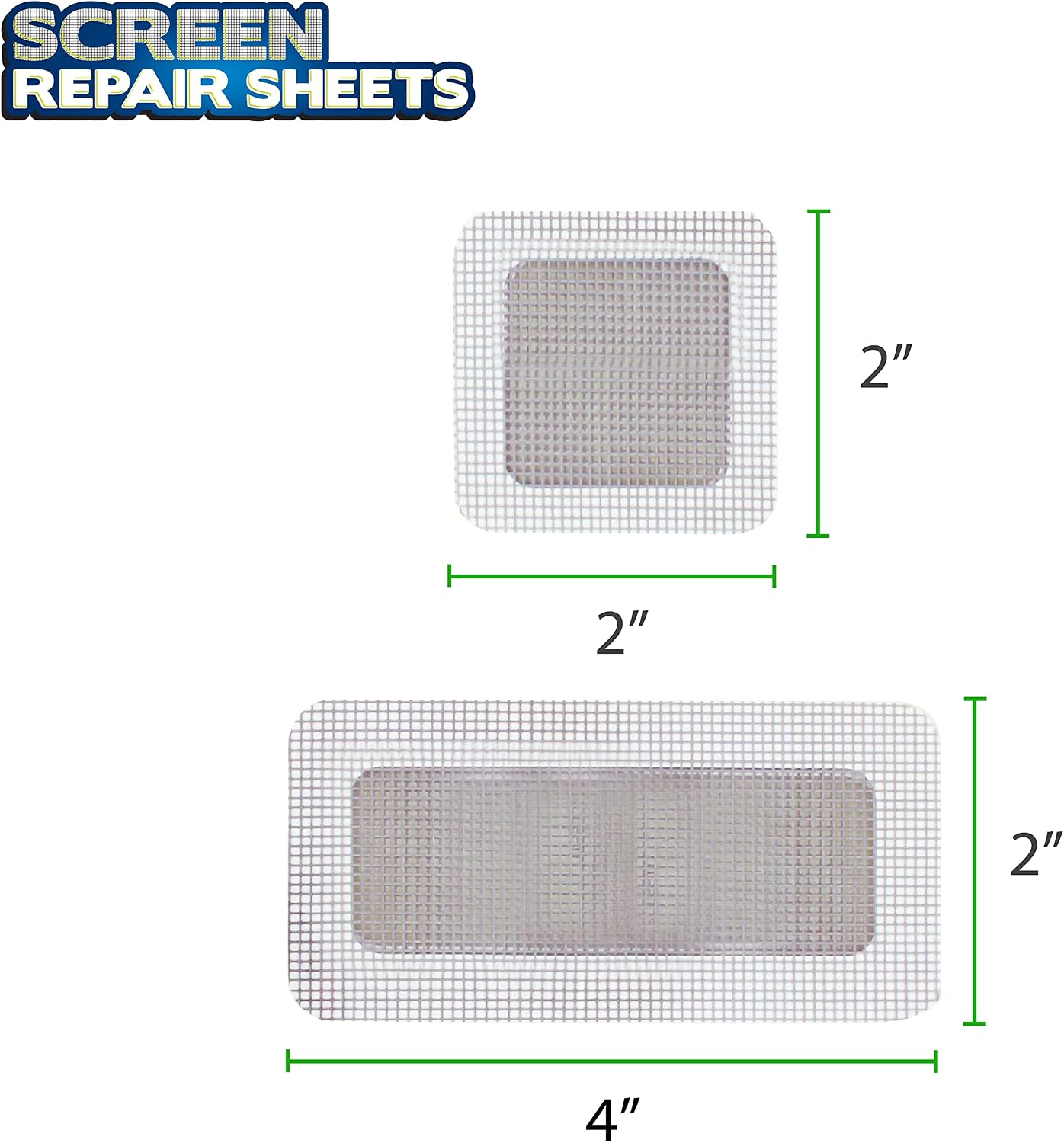 Self Adhesive Window and Door Screen Repair Sheets (Gray)