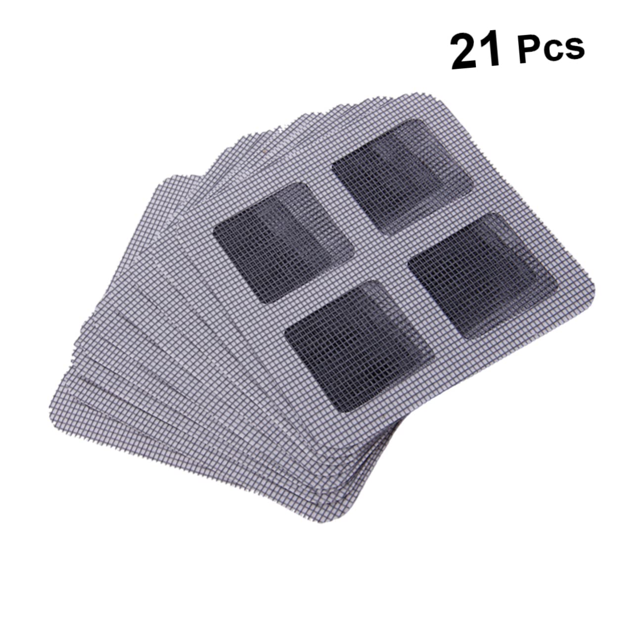 VILLCASE 21Pcs Self Adhesive Window Screen Repair Patch Kit Durable Net Stickers for Screens Doors Tents and Pools Easy Installation No Tools Required