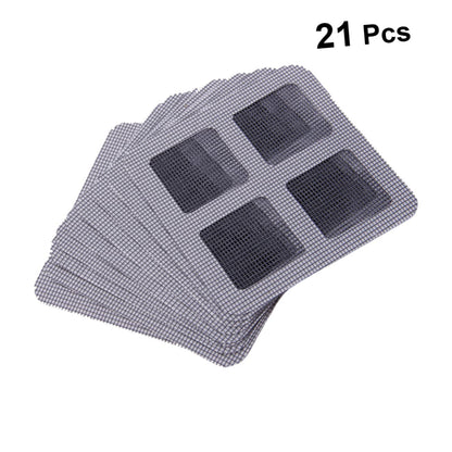 VILLCASE 21Pcs Self Adhesive Window Screen Repair Patch Kit Durable Net Stickers for Screens Doors Tents and Pools Easy Installation No Tools Required