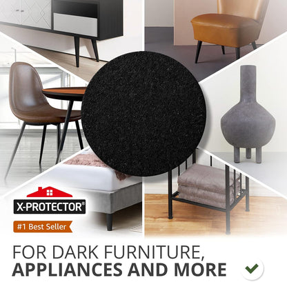 X-PROTECTOR 357 pcs Premium Huge Pack Felt Furniture Pads! Quantity of Furniture Sliders with Many Big Sizes – Your Ideal Floor Protectors. Protect Your Hardwood & Laminate Floor!