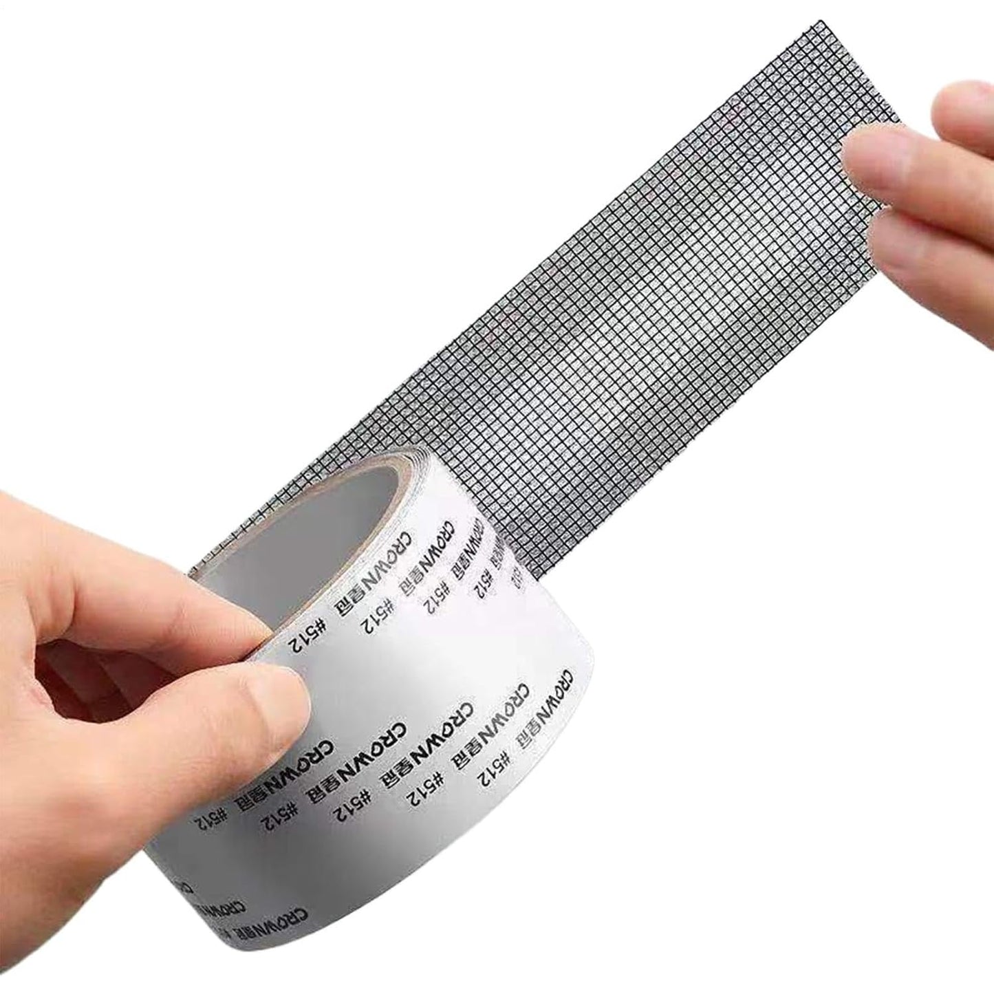 Screen Patch - Window Mesh Tape, Repair Kit with Strong Adhesive, Cuttable Fiberglass Reinforcement, Tent RV Camper Balcony Gazebo Pool Railing Maintenance Accessory Usage