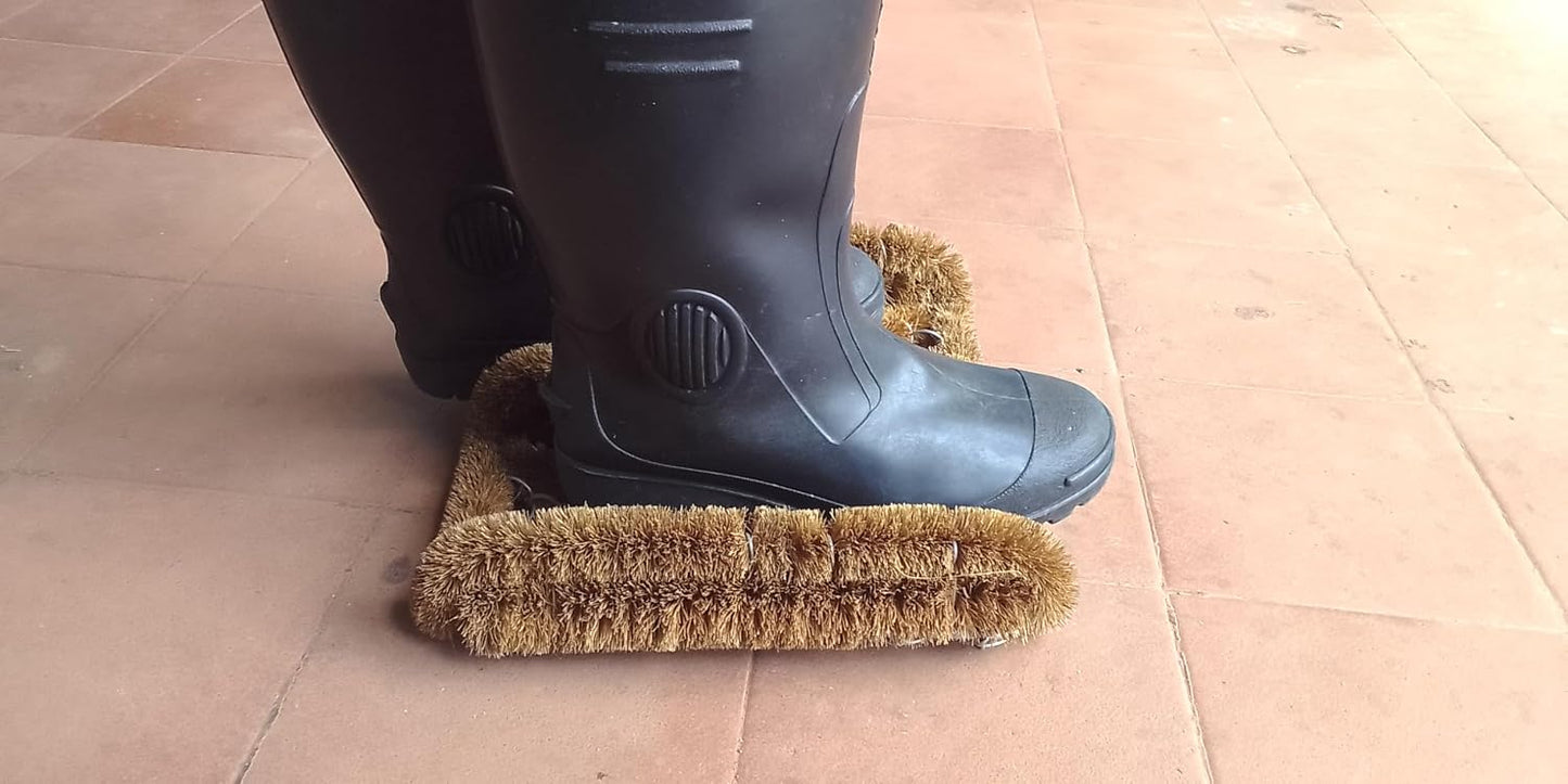 Extra Durable Coir Boot Scraper Doormat,Wire and Coir Doormat,Scraper MAT,Coconut Fibre Doormat/BOOTSCRAPER,Boot Wiper,Shoe Wiper 2.5"X12"X13"Inches