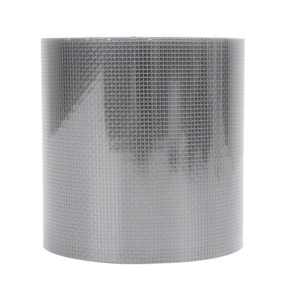 Window Screen Repair Mesh Patch Self Adhesive Tape Roll Strong Sticky Breathable Net Repair Kit for Home Camping Tent Door Bed Screen Quick Fix Solution 80mm x 6.1m (Black)