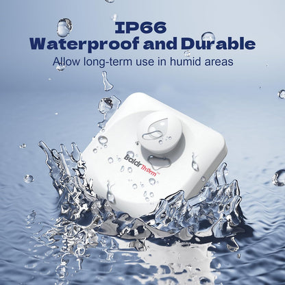 Baldr Smart Water Leak Detector Wireless Wi-Fi Water Sensor for Home with Real-time Email/APP Alerts, 100dB Local Alarm, Suitable for Kitchen, Basement, 3 Sensors