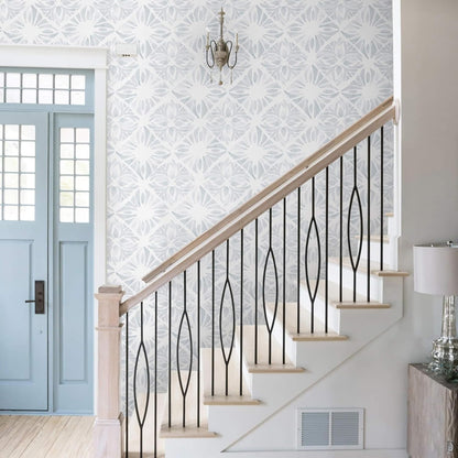 Boho Wallpaper Neutral Peel and Stick Wallpaper 78.7"x17.3" Geometric Wall Paper Beige and White Contact Paper Textured Removable Vinyl Waterproof for Bedroom Farmhouse Kitchen Bathroom
