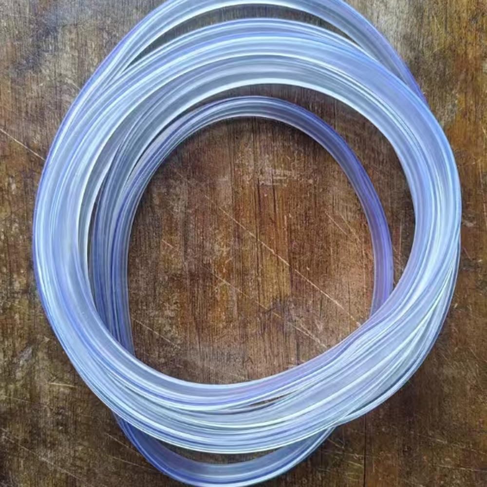 10ft Transparent U-Shaped Sealing Strips for Glass Tables, Edge Protector Strips Glass Edge Banding Veneer Channel Edge Trim for Tempered Glass Cabinet(6-7mm)