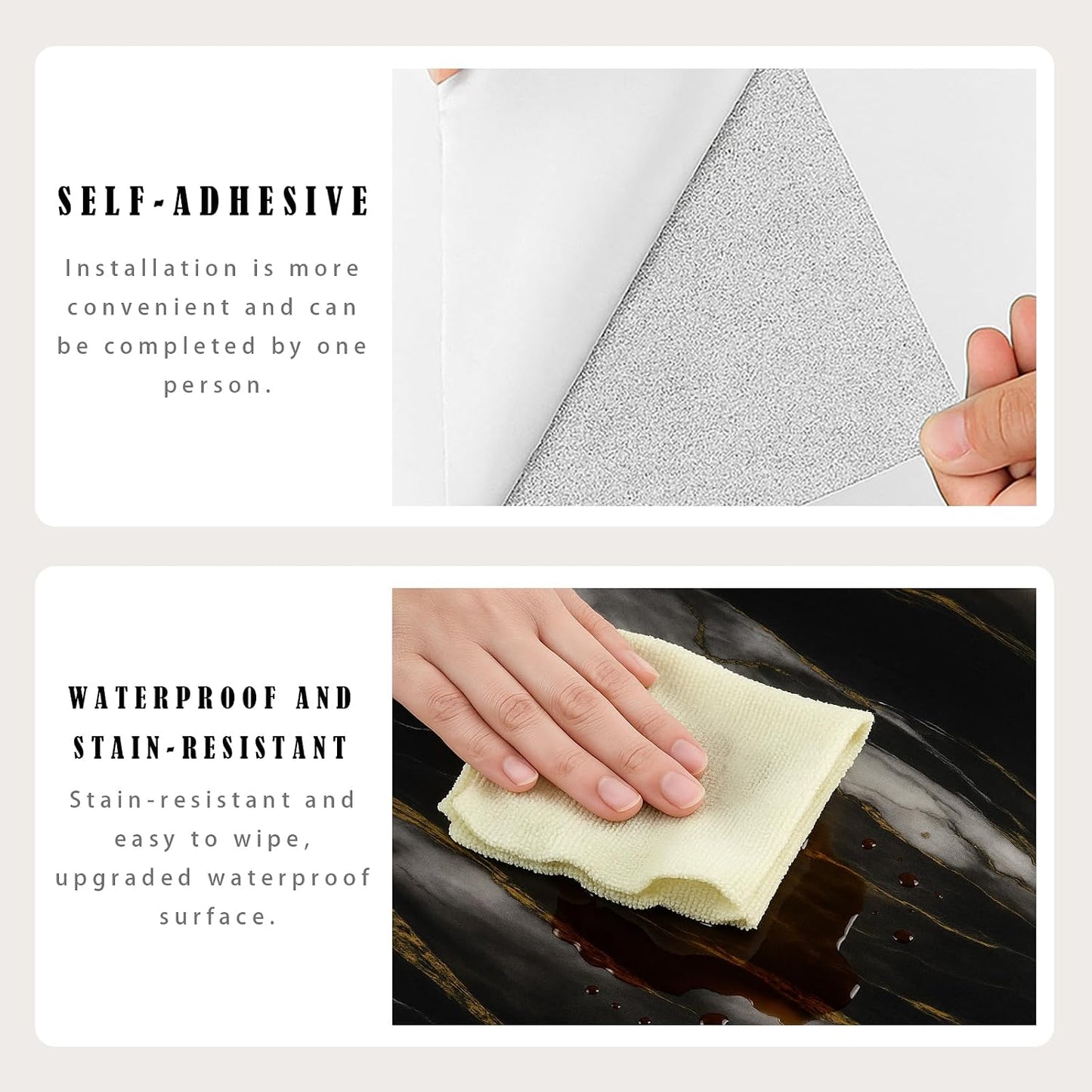 Peel and Stick Kitchen Backsplash Tiles 16PCS – Waterproof Self Adhesive Wall Stickers for Kitchen, Easy DIY Stick On Tile Backsplash, Heat Resistant Decorative Wall Covering (Ice Blue)