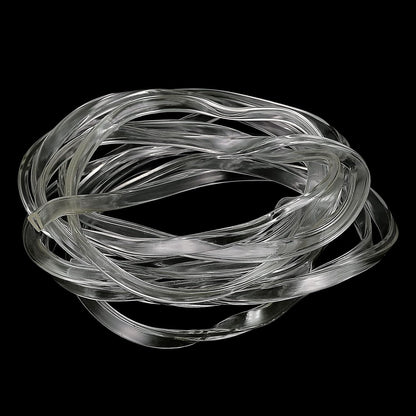 uxcell U Channel Edge Trim, 4.9ft Length Soft Rubber Guard Seal Strip Edge Protector Fit for 1-2mm Edge, (9/32" W x 5/32" H) Clear