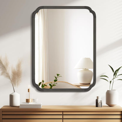 WallBeyond Full Length Mirror Wall Mounted 65"x22", Rustic Wooden Frame Floor Mirror, Large Full Body Mirror for Bedroom, Leaning or Hanging Against Wall, Natural