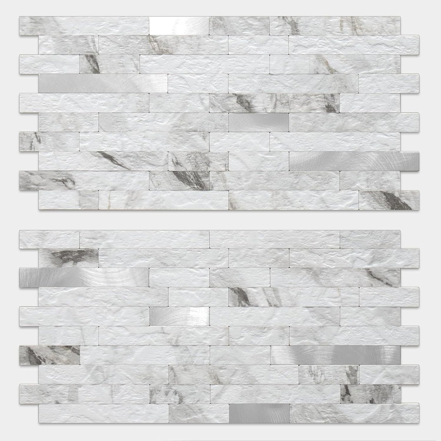 DICOFUN 10-Sheet Peel and Stick Backsplash Wall Tile, PVC Kitchen Backsplash Peel and Stick in Sandstone, 9.4 sq.ft