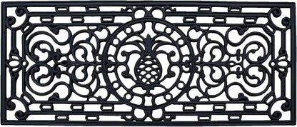 A1HC Outdoor Doormat, Natural Rubber, 18" x48”, Ideal for Outside entryway,Dirt Shoe Scraper,Heavy Duty Door mat for Indoor Outdoor,Rug Mats for Entry,Patio, Welcome Mats