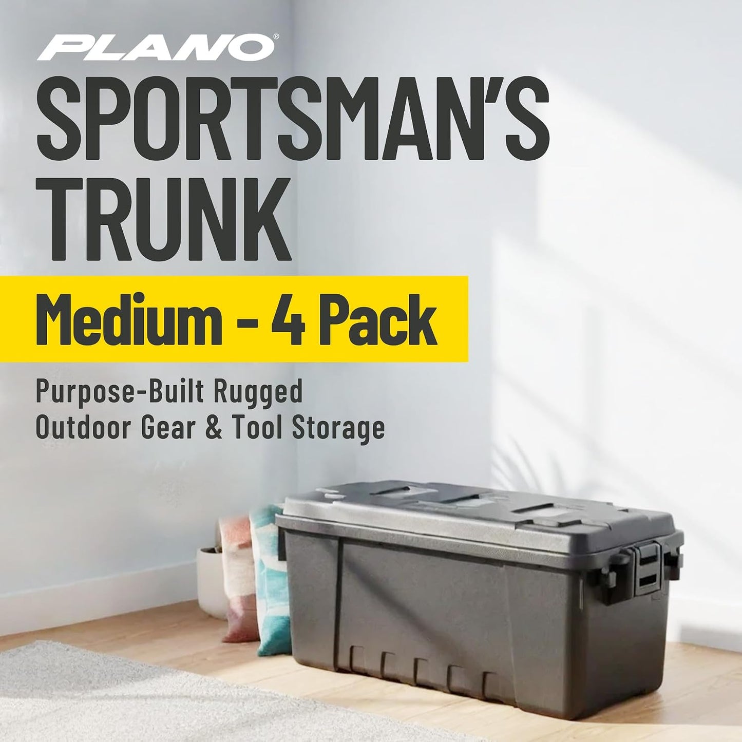 Plano Storage Trunk - 108 Quart w/ Wheels (1819) - Hunter Green
