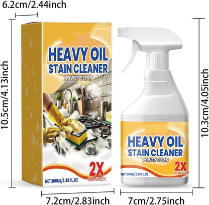 Kitchen Heavy Oil Cleaner Spray,100ML All Purpose Kitchens Heavy Oil Cleaning Agent, Grease Remover, , Multipurpose Kitchen Cleaner Spray for Countertops,stovetop , Ovens and Appliances (100ML-1PC)