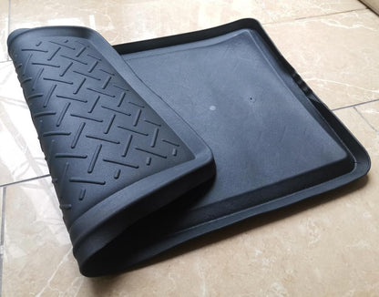 Rubber Boot Tray for Entryway,Boot Mat,Shoe Tray,Shoe Mat for Indoor and Outdoor Use (Soft Silicone Rubber, 29.5X14.9 inch)