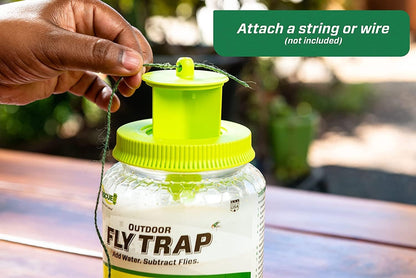 Rescue Outdoor Reusable Fly Trap Canister 4 Pack