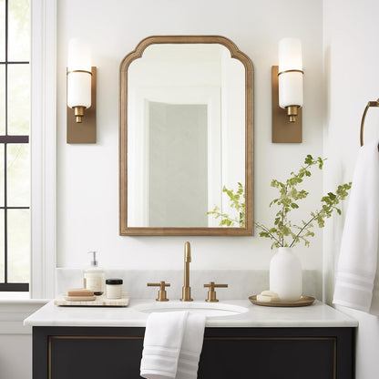 WallBeyond Full Length Mirror Wall Mounted 65"x22", Rustic Wooden Frame Floor Mirror, Large Full Body Mirror for Bedroom, Leaning or Hanging Against Wall, Natural