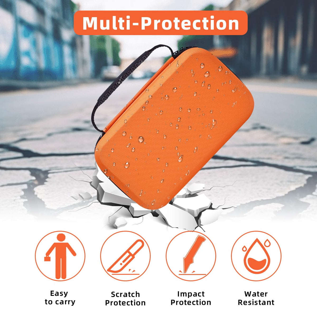 Storage Case Only for Klein Tools Electrical Testers -Hard Protective Carrying Bag Compatible with 80101 Circuit Breaker Finder Kit & ET310/ 69149P Digital Multimeter, XL Size (Does NOT Include Tools)
