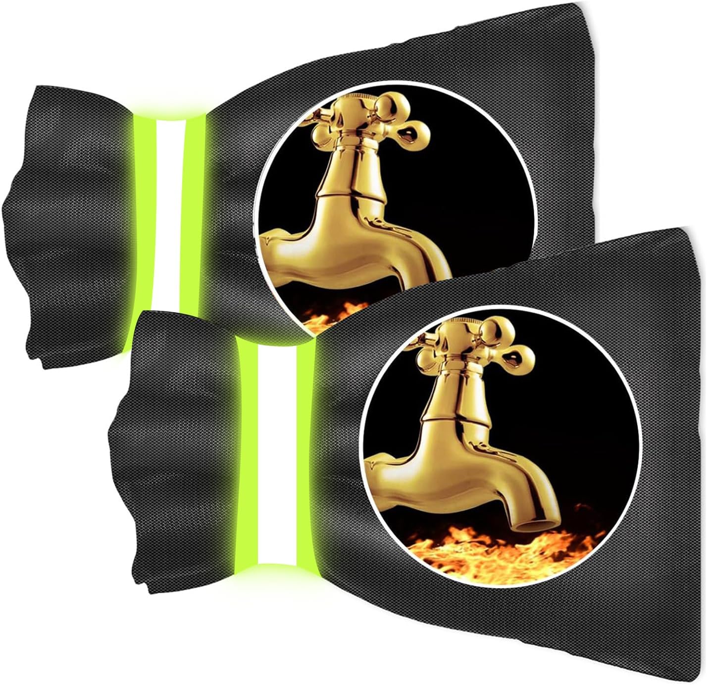 Outdoor Faucet Covers for Winter Freeze Protection, 2 Pack 8.8" H X 5.9" W Outside Winterize Insulation Hose Bib Water Spigot Cover Winter Insulated Outdoor Sock Faucet Cover for Cold Weather
