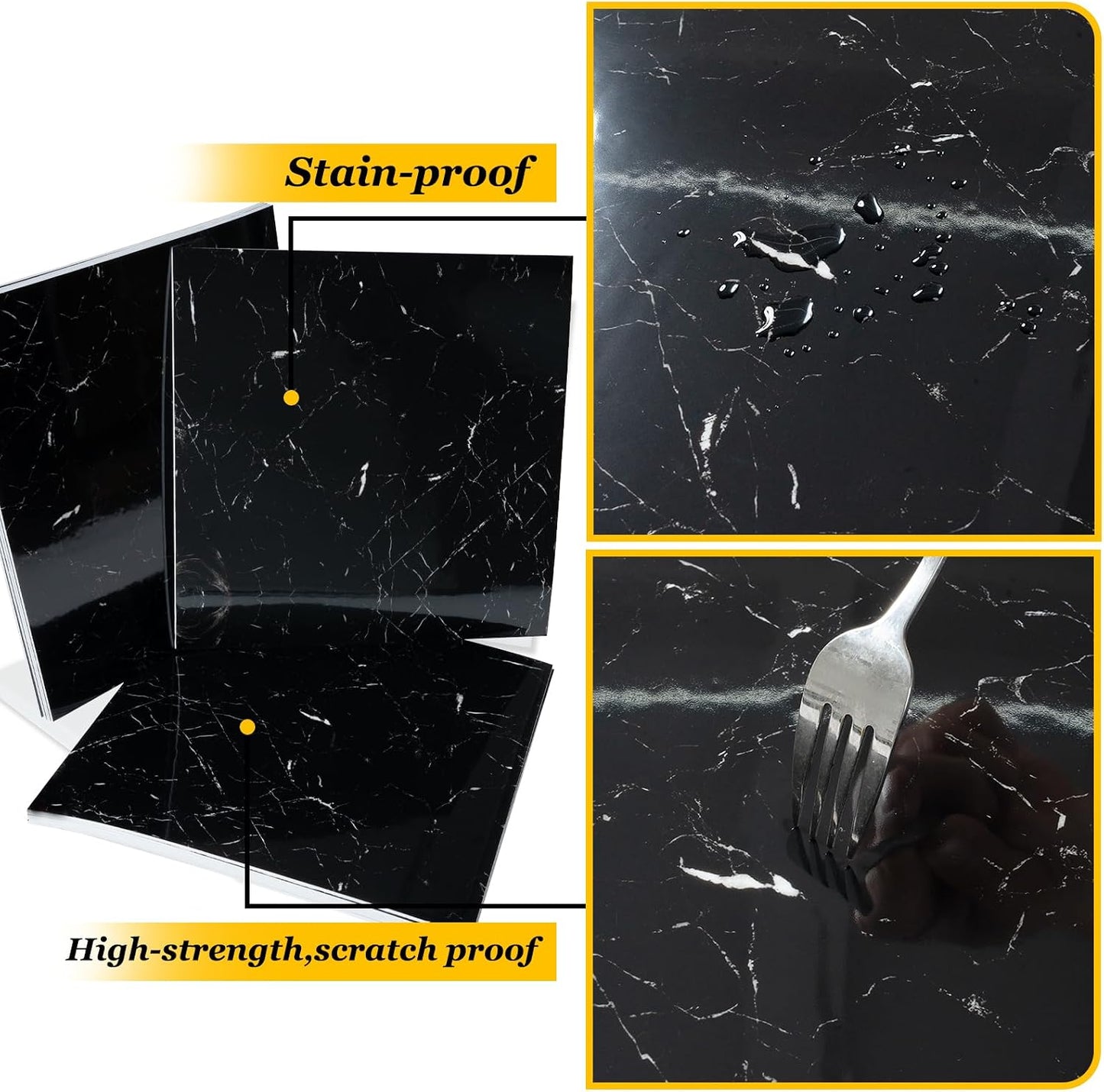 10 Sheets Peel and Stick Backsplash, 11.8"x11.8" Stick on Backsplash Tile Stickers Self Adhesive Backsplash Tile for Kitchen Bathroom Laundry Room
