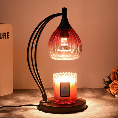 Candle Warmer Lamp with Timer Dimmer - Electric Light Wax Warmer for Jar Candles - Lamp with 2 Bulbs, Unique Birthday Gifts for Women Mom House Warming Gifts New Home Decor