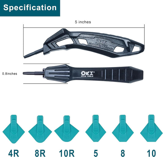 ORXPLUS TOOLS Silicone Caulking Tool Kit Silicone Sealant Finishing Tool for Silicone Sealant Grout Finishing Sealing (Palm Silicone Caulking Tool)