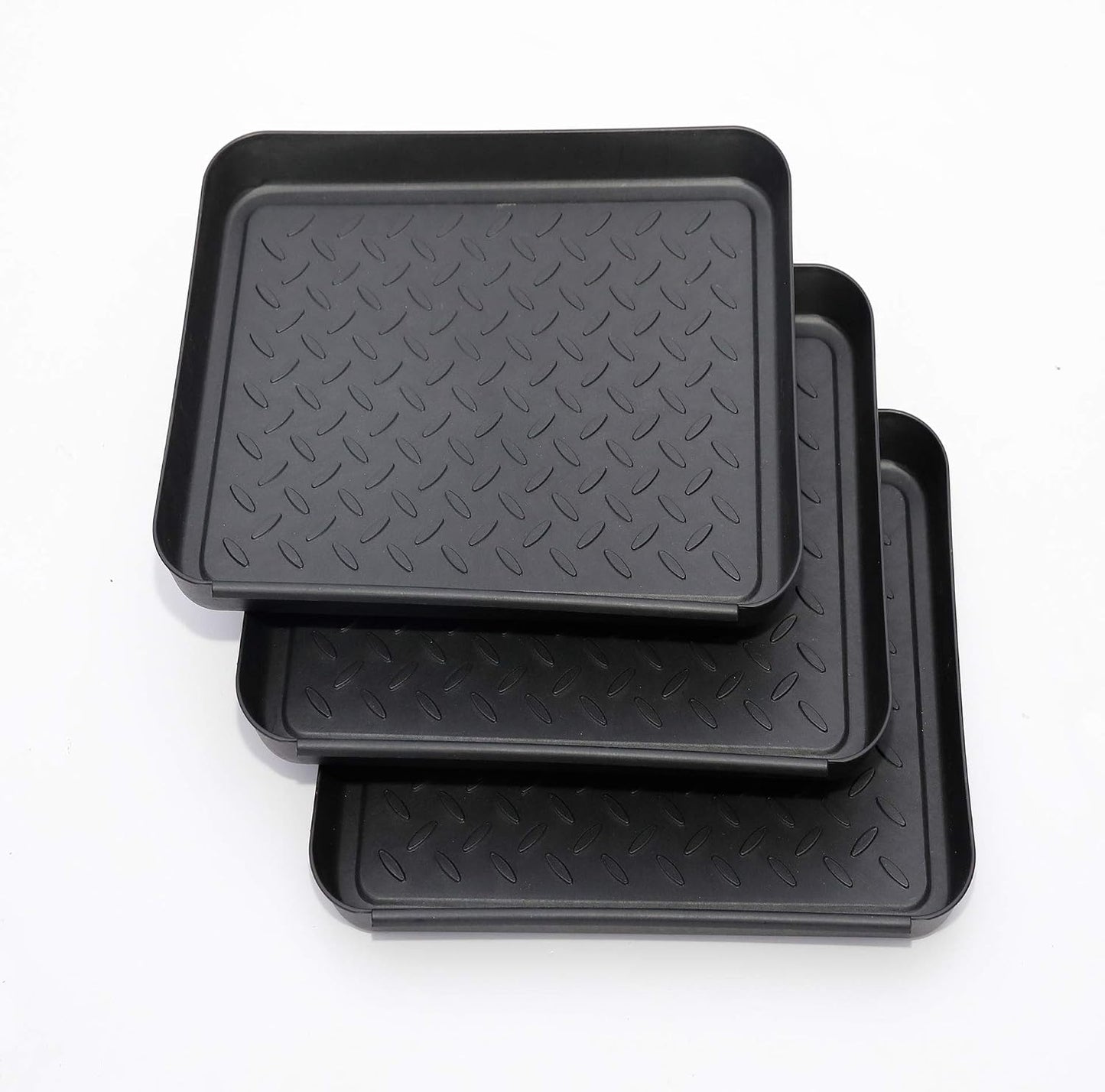 Rubber Boot Tray for Entryway,Boot Mat,Shoe Tray,Shoe Mat for Indoor and Outdoor Use (Soft Silicone Rubber, 29.5X14.9 inch)